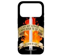 Custodia per iPhone 17 Pro St Joan of Arc Am Not Paura I Was Born Do This Saint