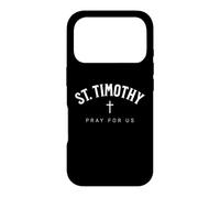 Custodia per iPhone 17 Pro St. Timothy Catholic Patron Christian Saint