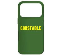 Custodia per iPhone 17 Pro Stampa frontale gialla polizia forze dell'ordine in servizio