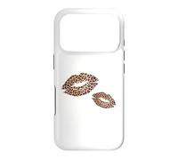 Custodia per iPhone 17 Pro Stampa leopardata Labbra Graphic Bold Cheetah Bocca Bacio Donna
