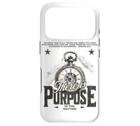 Custodia per iPhone 17 Pro Stampa posteriore retrò «There is Purpose In The Waiting» di Christian