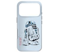 Custodia per iPhone 17 Pro Star Wars R2-D2 Japan Sumi-e Ink Wash Painting Style