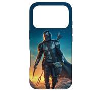 Custodia per iPhone 17 Pro Star Wars The Mandalorian e Grogu Tramonto Poster