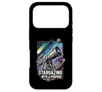 Custodia per iPhone 17 Pro Stargazing with a Purpose Telescope Space Astronomy Design