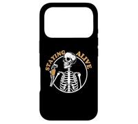 Custodia per iPhone 17 Pro Staying Alive Skeleton Drink Coffee Baristas Coffee Lover