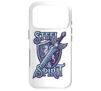Custodia per iPhone 17 Pro Steel And Spirit Griffin Shield Fantasy Sword Runes Magic
