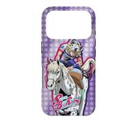 Custodia per iPhone 17 Pro Steel Ball Run Johnny on Horseback with Show Logo Anime
