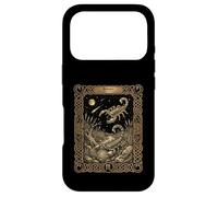 Custodia per iPhone 17 Pro Stile carta dei tarocchi astrologia dello zodiaco dello Scorpione