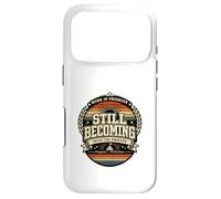 Custodia per iPhone 17 Pro Still Becoming Trust The Process Vintage Regalo motivazionale.