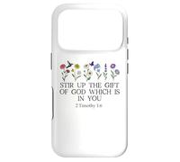 Custodia per iPhone 17 Pro Stir Up the Gift of God Which is In You 2 Timothy 1:6 Verse