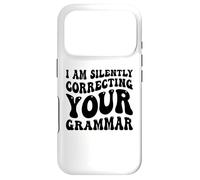 Custodia per iPhone 17 Pro Sto correggendo silenziosamente la tua grammatica Divertente Sarcastico