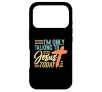 Custodia per iPhone 17 Pro Sto parlando solo con Gesù oggi