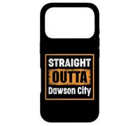 Custodia per iPhone 17 Pro Straight Outta Dawson City USA retrò invecchiato vintage humo