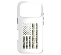 Custodia per iPhone 17 Pro Strait Watch USA American Flag Camouflage Distressed Style