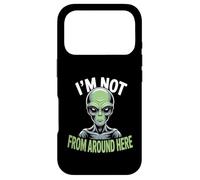 Custodia per iPhone 17 Pro Strano Divertente Im Not From Around Here Alien Costume