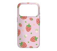 Custodia per iPhone 17 Pro Strawberry Floral Garden Cottagecore Aesthetic