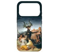 Custodia per iPhone 17 Pro Streghe con Baphomet Capra Satana Francisco Goya Occult Goth