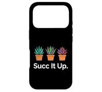 Custodia per iPhone 17 Pro Succ It Up Piante Succulente Umorismo Giardino Amanti