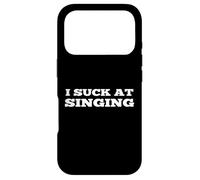 Custodia per iPhone 17 Pro Suck At Singing Divertente principiante cantante bavaglio scherzo Karaoke Stuzzicare