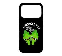 Custodia per iPhone 17 Pro Suggerimenti per gli asparagi Divertente gioco di parole vegetariano