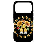Custodia per iPhone 17 Pro Summer Sunflower Gnomes With Ladybugs For Spring & Gardener