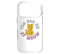 Custodia per iPhone 17 Pro Sunflowers Cat Lovers You Had me At Meow