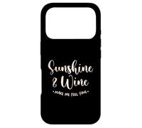 Custodia per iPhone 17 Pro Sunshine E Vino Fammi Sentire Bene Sole Vacanze Spiaggia