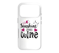 Custodia per iPhone 17 Pro Sunshine & Wine Book Club Merch,Read Between the Wines Women