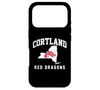 Custodia per iPhone 17 Pro SUNY Cortland Red Dragons New York State