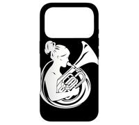 Custodia per iPhone 17 Pro Suonatrice di tuba orchestra banda militare