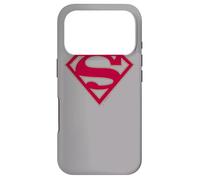 Custodia per iPhone 17 Pro Superman Crimson & Gray Shield Grey