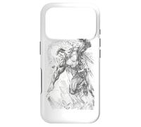 Custodia per iPhone 17 Pro Superman Pencil City To Space Sketch