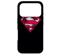 Custodia per iPhone 17 Pro Superman War Torn Shield Logo