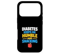 Custodia per iPhone 17 Pro Supporto per guerrieri diabetici per la consapevolezza del diabete di tipo 1