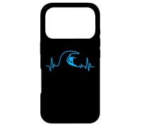 Custodia per iPhone 17 Pro Surfer Heartbeat Surfing Heart Pulse - Tavola da surf Big Wave Fun