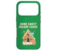 Custodia per iPhone 17 Pro Sweet Holiday Chaos Gingerbread House Funny Natale