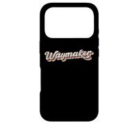 Custodia per iPhone 17 Pro T-shirt Destressed Waymaker Miracle Worker Light in the Darkness