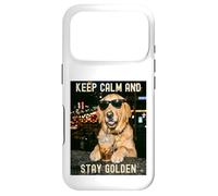 Custodia per iPhone 17 Pro T-shirt per cani vintage Golden Retriever Life Is Golden