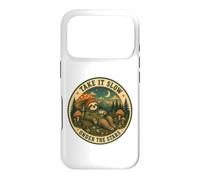 Custodia per iPhone 17 Pro Take It Slow Under The Stars Bradipo Fungo Camping