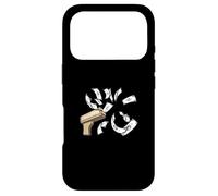 Custodia per iPhone 17 Pro Tan Color Hustling 'till it Rains Tan Graphic