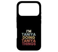 Custodia per iPhone 17 Pro Taniya Name Taniya Personalized Name First Given