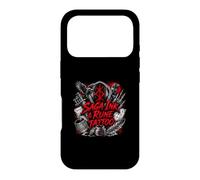 Custodia per iPhone 17 Pro Tatuaggio Saga Ink Rune Viking Norse Ravens Skull
