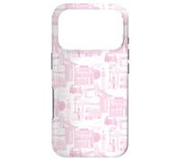 Custodia per iPhone 17 Pro Taxi Guard Tower Bridge del Big Ben in tela rosa di Londra