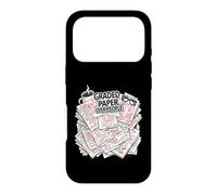 Custodia per iPhone 17 Pro Teacher Introvert Graded Paper Over People