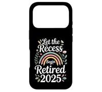 Custodia per iPhone 17 Pro Teacher Retirement Shirts 2026 Let The Recess Begin Retire