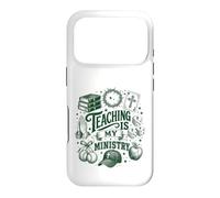 Custodia per iPhone 17 Pro Teaching Is My Ministry Faith Teacher Women