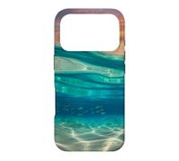 Custodia per iPhone 17 Pro Teal Ocean Tramonto Accessori per telefono Tropical Water Art