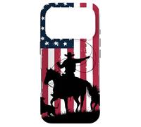 Custodia per iPhone 17 Pro Team Roping Rodeo Cowboy Equitazione Cowgirl