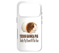 Custodia per iPhone 17 Pro Teddy Guinea Pig Genitore dell'anno, grazioso design Cavy