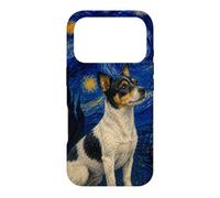 Custodia per iPhone 17 Pro Teddy Roosevelt Terrier Cane Van Gogh Notte Stellata